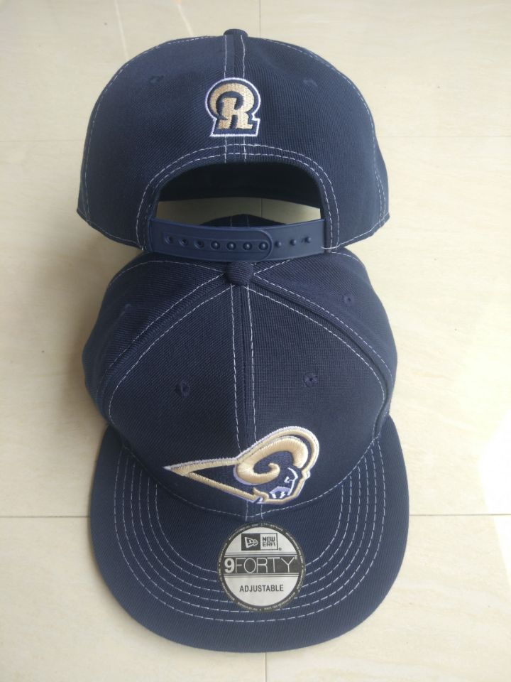 Rams Fresh Logo Navy Adjustable Hat LT Rams Fresh Logo Navy Adjustable Hat LT