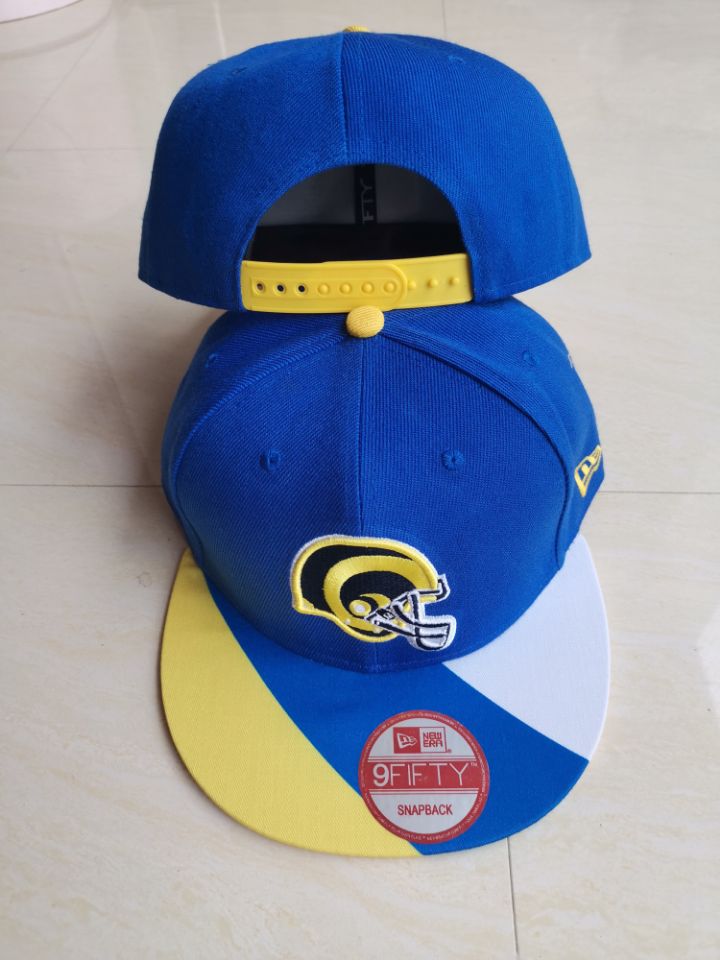 Rams Team Logo Blue Adjustable Hat LT