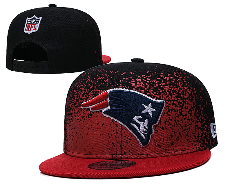 Patriots Team Logo New Era Black Red Fade Up Adjustable Hat GS Patriots Team Logo New Era Black Red Fade Up Adjustable Hat GS