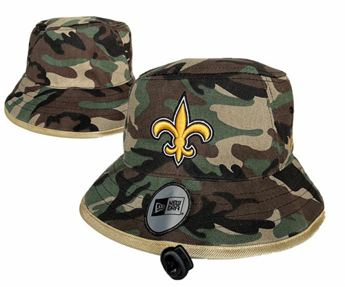 New Orleans Saints Salute To Service Stitched Bucket Fisherman Hats 0107 New Orleans Saints Salute To Service Stitched Bucket Fisherman Hats 0107