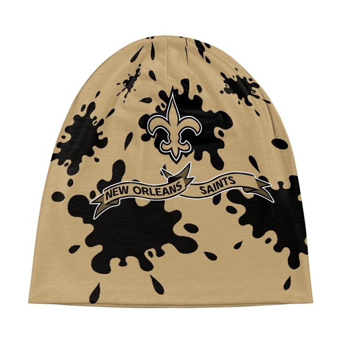 New Orleans Saints Baggy Skull Hats 0102 New Orleans Saints Baggy Skull Hats 0102