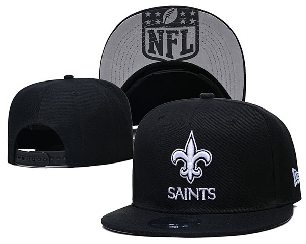 Saints Team Logos Adjustable Black Hat GS Saints Team Logos Adjustable Black Hat GS