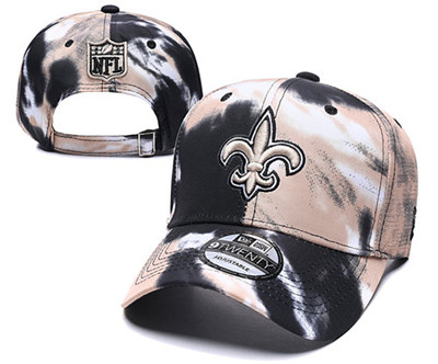 Saints Team Logo Cream Black Peaked Adjustable Hat YD Saints Team Logo Cream Black Peaked Adjustable Hat YD