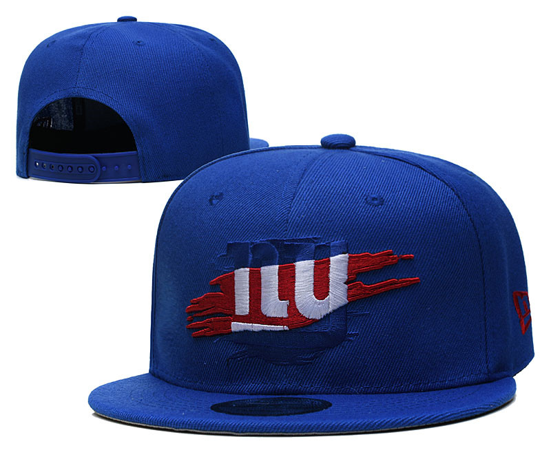 Gaints Black Snapback Hat--YD