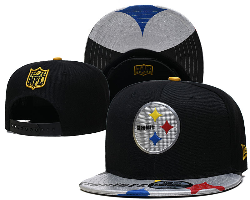 Steelers Black Snapback Hat-- YD Steelers Black Snapback Hat-- YD