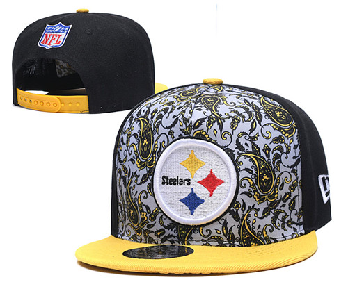 Steelers Team Logo Black Yellow Fashion Adjustable Hat LH Steelers Team Logo Black Yellow Fashion Adjustable Hat LH