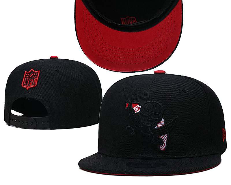 Buccaneers Fresh Logo Black New Era Adjustable Hat GS Buccaneers Fresh Logo Black New Era Adjustable Hat GS