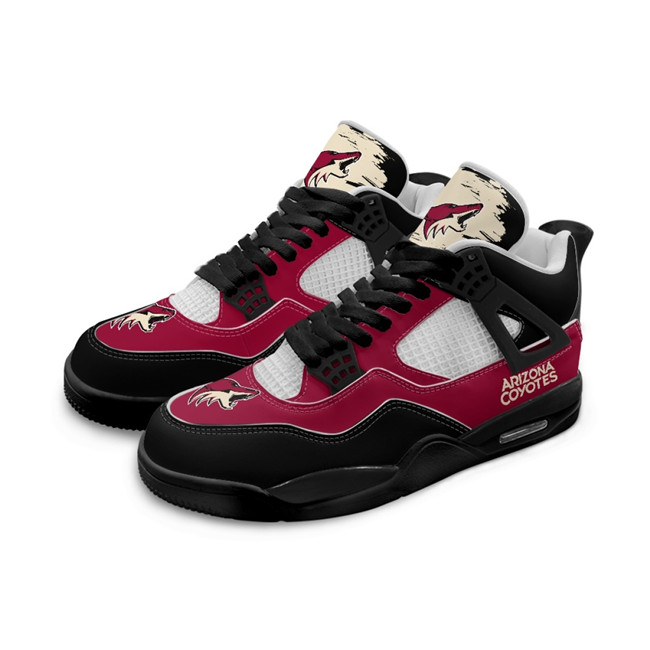Women's Arizona Coyotes Running Weapon Air Jordan 4 Shoes 003
