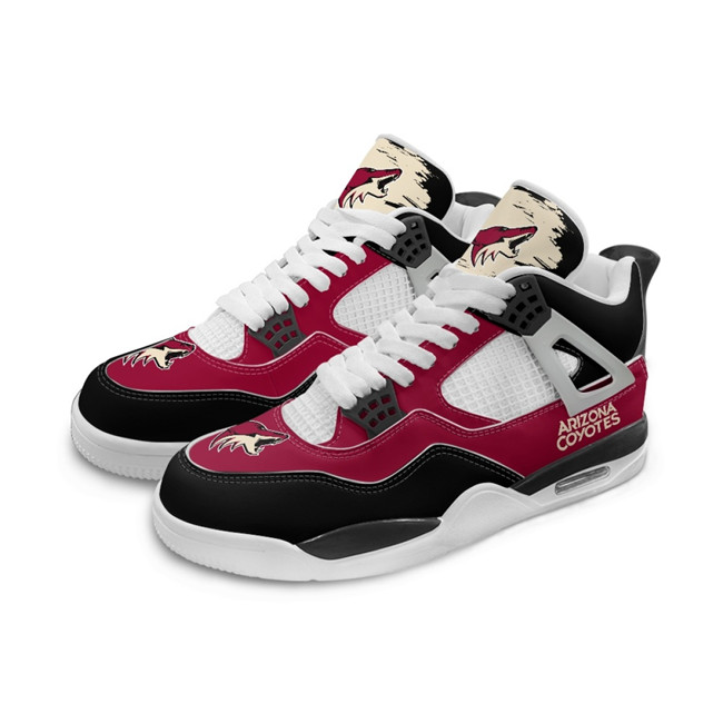 Women's Arizona Coyotes Running Weapon Air Jordan 4 Shoes 002