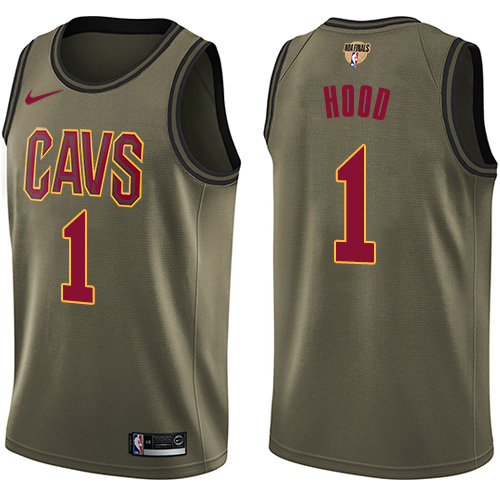 Nike Cavaliers #1 Rodney Hood Green Salute to Service The Finals Patch Youth NBA Swingman Jersey Nike Cavaliers #1 Rodney Hood Green Salute to Service The Finals Patch Youth NBA Swingman Jersey