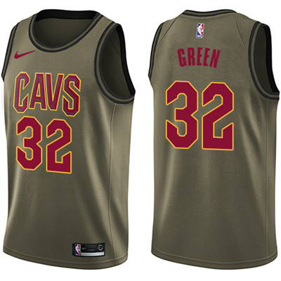 Nike Cavaliers #32 Jeff Green Green Salute to Service Youth NBA Swingman Jersey Nike Cavaliers #32 Jeff Green Green Salute to Service Youth NBA Swingman Jersey