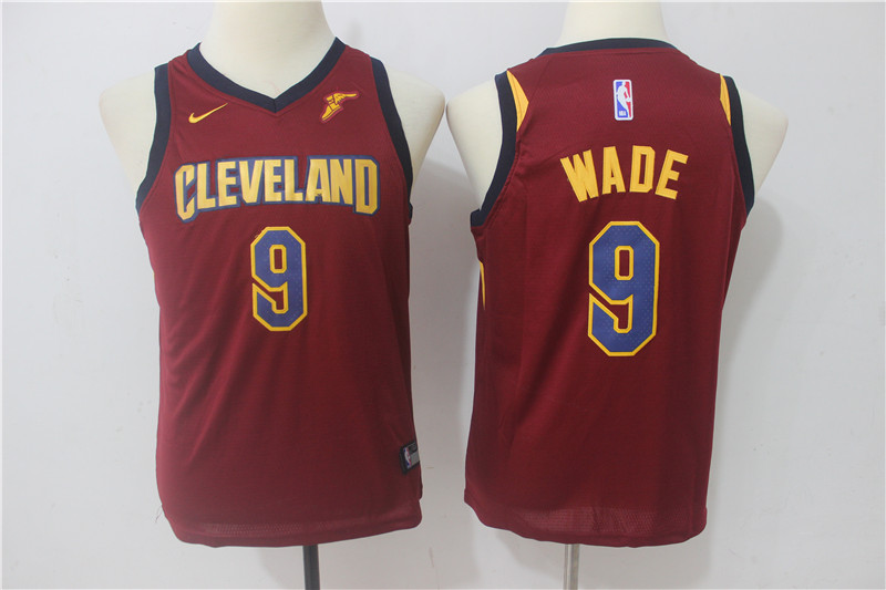 Nike Cavaliers 9 Dwyane Wade Red Youth Nike Swingman Jersey Nike Cavaliers 9 Dwyane Wade Red Youth Nike Swingman Jersey