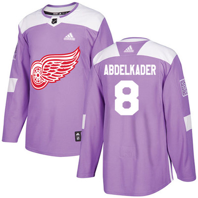 Adidas Red Wings #8 Justin Abdelkader Purple Authentic Fights Cancer Stitched Youth NHL Jersey Adidas Red Wings #8 Justin Abdelkader Purple Authentic Fights Cancer Stitched Youth NHL Jersey