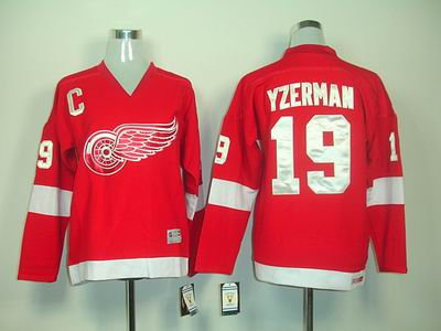Youth kids Detroit Red Wings 19 STEVE YZERMAN jerseys red C patch Youth kids Detroit Red Wings 19 STEVE YZERMAN jerseys red C patch