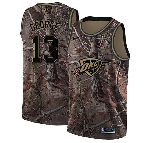Nike Thunder #13 Paul George Camo Youth NBA Swingman Realtree Collection Jersey Nike Thunder #13 Paul George Camo Youth NBA Swingman Realtree Collection Jersey