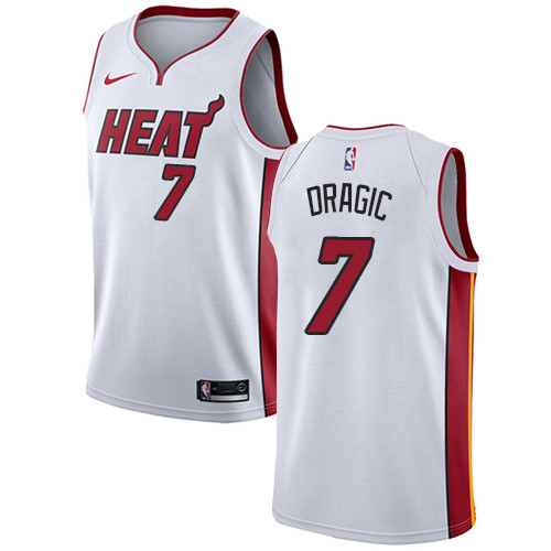 Heat #7 Goran Dragic White Youth Basketball Swingman Association Edition Jersey Heat #7 Goran Dragic White Youth Basketball Swingman Association Edition Jersey