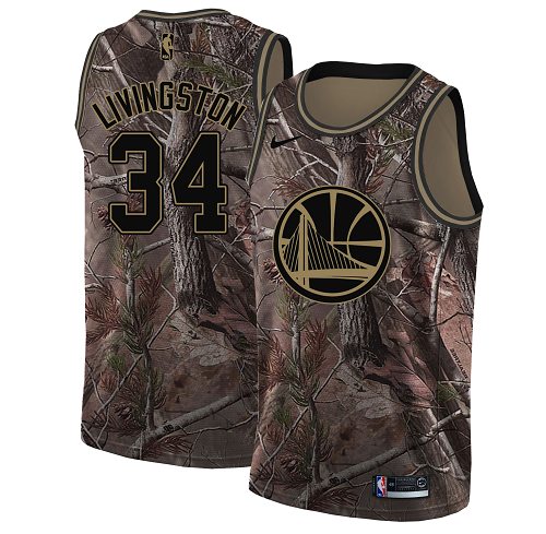 Nike Warriors #34 Shaun Livingston Camo Youth NBA Swingman Realtree Collection Jersey Nike Warriors #34 Shaun Livingston Camo Youth NBA Swingman Realtree Collection Jersey