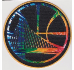 Golden State Warriors Tie-Dye FanPatch
