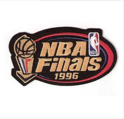 Stitched 1996 NBA Finals Jersey Patch Chicago Bulls Seattle Super Sonics