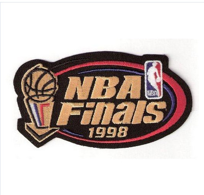 Stitched 1998 NBA Finals Jersey Patch Chicago Bulls Utah Jazz