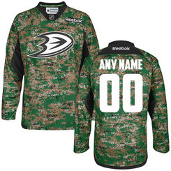 Men's Anaheim Ducks Reebok Digital Camo Veteran's Day Custom Practice Jersey Men's Anaheim Ducks Reebok Digital Camo Veteran's Day Custom Practice Jersey