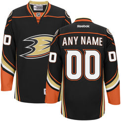 Anaheim Ducks NHL Mens Premier Custom Jersey Team Color - Black Anaheim Ducks NHL Mens Premier Custom Jersey Team Color - Black