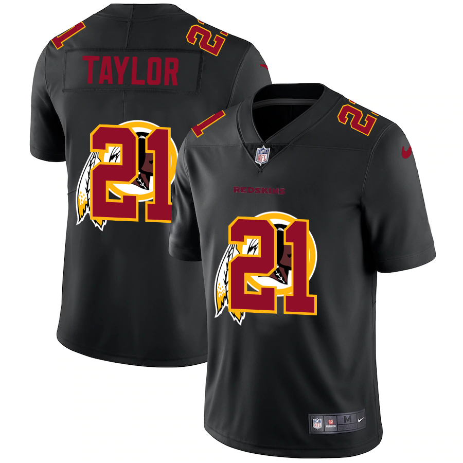 Washington Redskins #21 Sean Taylor Men's Nike Team Logo Dual Overlap Limited NFL Jersey Black Washington Redskins #21 Sean Taylor Men's Nike Team Logo Dual Overlap Limited NFL Jersey Black