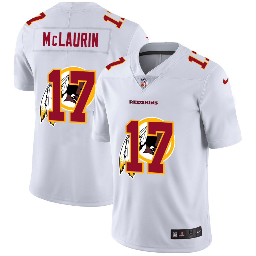 Washington Redskins #17 Terry McLaurin White Men's Nike Team Logo Dual Overlap Limited NFL Jersey Washington Redskins #17 Terry McLaurin White Men's Nike Team Logo Dual Overlap Limited NFL Jersey