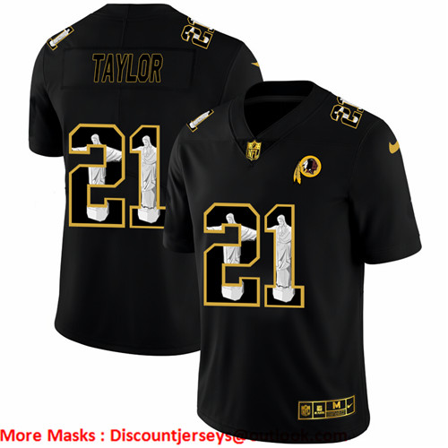 Washington Redskins #21 Sean Taylor Men's Nike Carbon Black Vapor Cristo Redentor Limited NFL Jersey Washington Redskins #21 Sean Taylor Men's Nike Carbon Black Vapor Cristo Redentor Limited NFL Jersey