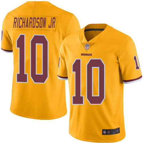 Redskins #10 Paul Richardson Jr Gold Men's Stitched Football Limited Rush Jersey Redskins #10 Paul Richardson Jr Gold Men's Stitched Football Limited Rush Jersey