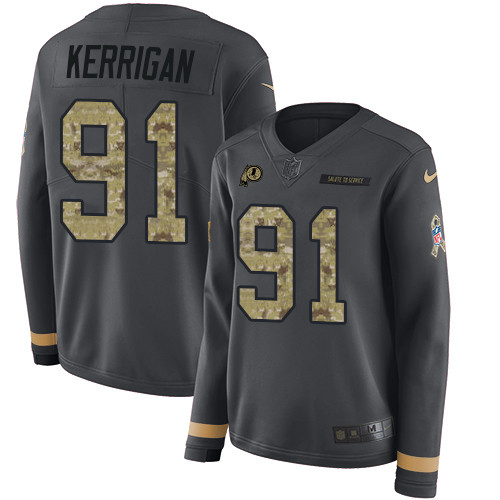 Nike Redskins #91 Ryan Kerrigan Anthracite Salute to Service Nike Redskins #91 Ryan Kerrigan Anthracite Salute to Service