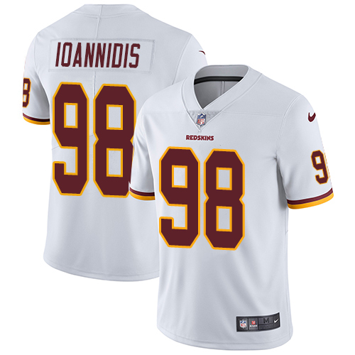 Nike Redskins #98 Matt Ioannidis White Men's Stitched NFL Vapor Untouchable Limited Jersey Nike Redskins #98 Matt Ioannidis White Men's Stitched NFL Vapor Untouchable Limited Jersey