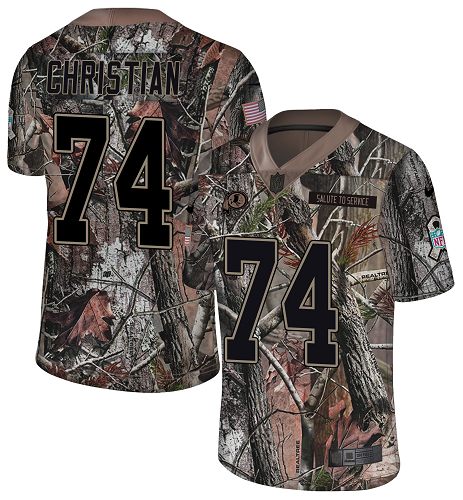 Nike Redskins #74 Geron Christian Camo Men's Stitched NFL Limited Rush Realtree Jersey Nike Redskins #74 Geron Christian Camo Men's Stitched NFL Limited Rush Realtree Jersey