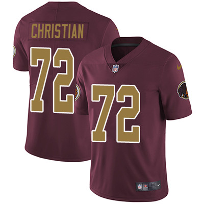 Nike Redskins #72 Geron Christian Burgundy Red Alternate Men's Stitched NFL Vapor Untouchable Limited Jersey Nike Redskins #72 Geron Christian Burgundy Red Alternate Men's Stitched NFL Vapor Untouchable Limited Jersey