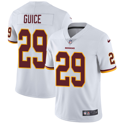 Nike Redskins #29 Derrius Guice White Men's Stitched NFL Vapor Untouchable Limited Jersey Nike Redskins #29 Derrius Guice White Men's Stitched NFL Vapor Untouchable Limited Jersey