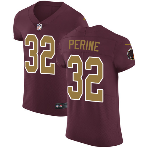 Nike Redskins #32 Samaje Perine Burgundy Red Alternate Men's Stitched NFL Vapor Untouchable Elite Jersey Nike Redskins #32 Samaje Perine Burgundy Red Alternate Men's Stitched NFL Vapor Untouchable Elite Jersey
