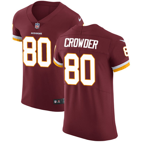Nike Redskins #80 Jamison Crowder Burgundy Red Team Color Men's Stitched NFL Vapor Untouchable Elite Jersey Nike Redskins #80 Jamison Crowder Burgundy Red Team Color Men's Stitched NFL Vapor Untouchable Elite Jersey