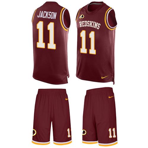 Nike Redskins #11 DeSean Jackson Burgundy Red Team Color Men's Stitched NFL Limited Tank Top Suit Jersey Nike Redskins #11 DeSean Jackson Burgundy Red Team Color Men's Stitched NFL Limited Tank Top Suit Jersey
