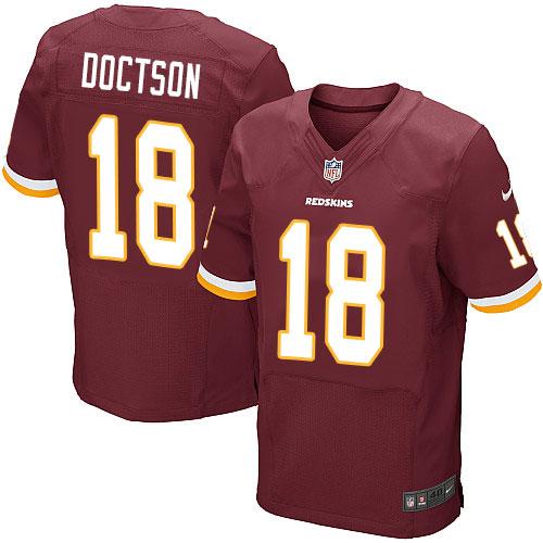 Nike Redskins #18 Josh Doctson Burgundy Red Team Color Men's Stitched NFL Elite Jersey Nike Redskins #18 Josh Doctson Burgundy Red Team Color Men's Stitched NFL Elite Jersey