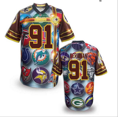 Washington Redskins#91 Kerrigan Valuable elite jeryseys (14) Washington Redskins#91 Kerrigan Valuable elite jeryseys (14)