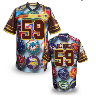 Washington Redskins#59 Fletcher Valuable elite jeryseys (14)