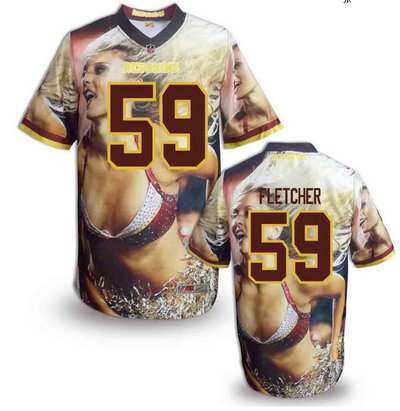 Washington Redskins#59 Fletcher Valuable elite jeryseys (11)