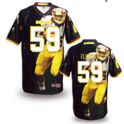 Washington Redskins#59 Fletcher Valuable elite jeryseys (9)