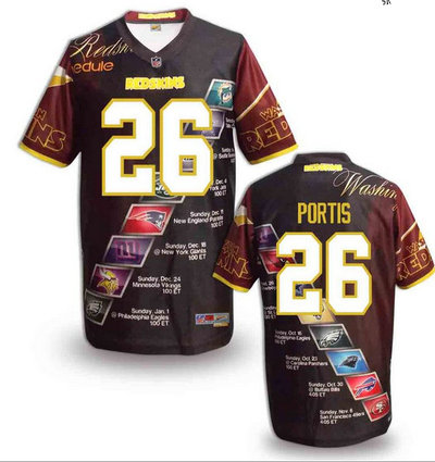 Washington Redskins#26 Portis Valuable elite jeryseys (8)
