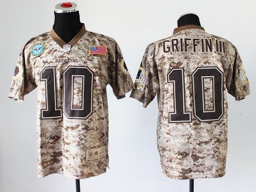 NEW Washington Redskins #10 Robert Griffin III Camo NFL Elite USMC Jersey(USA) NEW Washington Redskins #10 Robert Griffin III Camo NFL Elite USMC Jersey(USA)