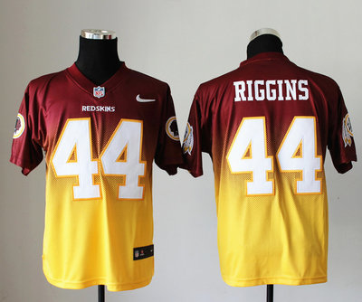NEW Washington Redskins 44 Riggins Red Yellow Drift Fashion II Elite NFL Jerseys NEW Washington Redskins 44 Riggins Red Yellow Drift Fashion II Elite NFL Jerseys