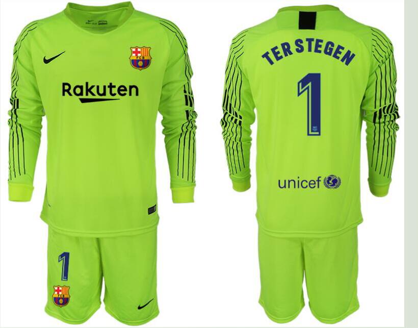 Youth Terstegen #1 Suarez Away Kid Soccer Club Jersey
