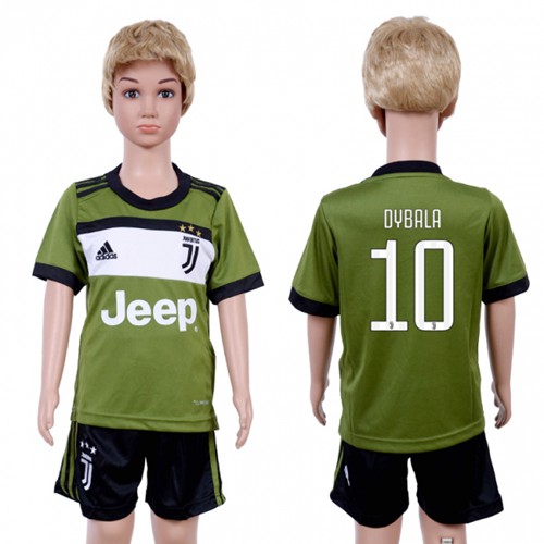 Juventus #10 Dybala Sec Away Kid Soccer Club Jersey