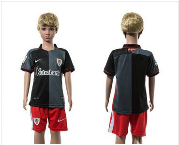 Athletic Bilbao Blank Away Kid Soccer Club Jersey