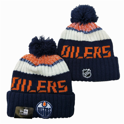 Oilers Team Logo Knit Hat YD